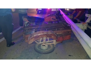 Otomobil, Kasalı Motosikletle Çarpıştı: 1 Yaralı