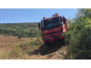 Bursa’da Hırsızların Çaldığı Kabloların Yenisi Yapılırken Orman Yangını Çıktı