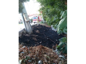 Burhaniye’de Trafo Yangını Korkuttu