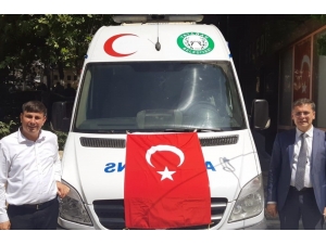 Yatağan Belediyesine Hasta Nakil Aracı