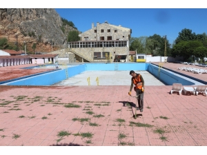 İnönü Pınarbaşı Havuzlarında Kaptaj Çalışmaları Tamamlandı