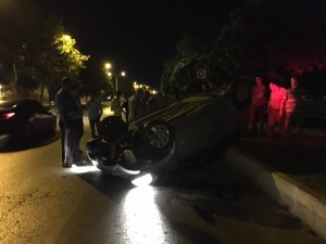 Otomobil Takla Attı: 1 Yaralı