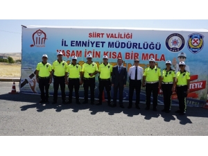 Siirt’te Sürücüler Yaşam Tüneli İle Bilgilendiriliyor