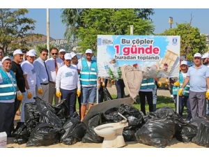 Kaymakam, Başkan, Başsavcı Ve Hükümlüler Çöp Topladı, Turistler Şaştı Kaldı