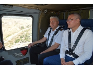 Manisa’da Bayram Trafiğine Havadan Denetim