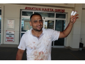 Kurban Keserken Kendini Yaralayanlar Hastanelere Akın Etti