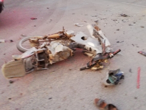 Otomobil İle Motosiklet Çarpıştı: 1 Yaralı