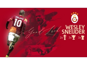 Galatasaray’dan Futbolu Bırakan Wesley Sneijder’e Teşekkür