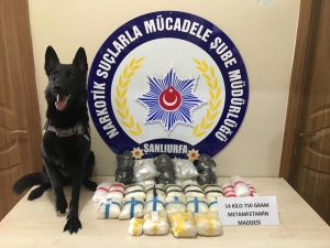 Şanlıurfa’da 4 Buçuk Milyon Liralık Uyuşturucu Ele Geçirildi