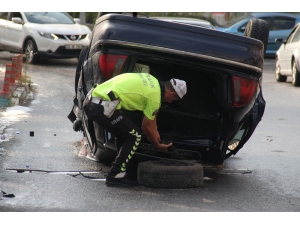 Başkentte Alkollü Sürücü Kaza Yaptı: 5 Yaralı