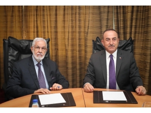 Bakan Çavuşoğlu, Libyalı Mevkidaşı İle Bir Araya Geldi