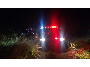 Düğünde Atılan Havai Fişek Ormanlık Alanda Yangın Çıkardı