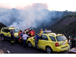 Kanarya Adaları’nda Yangın Yayılıyor