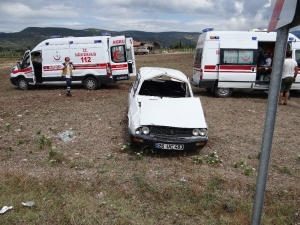Bilecik’te Trafik Kazası; 3 Kişi Yaralandı