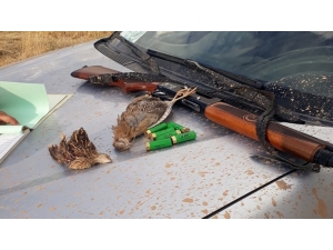 Keklik Ve Bıldırcın Avlayanlara 3 Bin 593 Lira Ceza