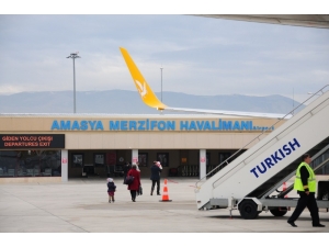 Amasya Merzifon Havalimanından 2019 Yılının İlk 7 Ayında 100 Binden Fazla Yolcu Uçtu