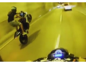 Sarıyer-çayırbaşı Tüneli’nde Asker Uğurlama Terörü Kamerada