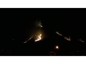 Kars Kalesi Eteğindeki Yangın Korkuttu