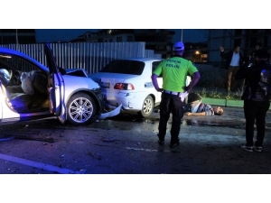 Müşteri Olarak Gittiği Gece Kulübünün Şoförü İle Kafa Kafaya Çarpıştı, Olay Yerinden Kaçtı