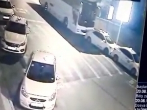 Üsküdar’da Faciadan Dönülen Anlar Kamerada