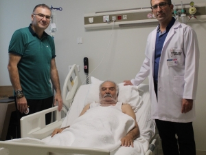 Baba-oğul Şifayı Hatem Hastanesi’nde Buldu