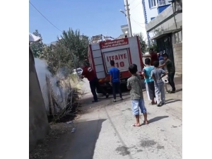 Bahçe Yangını Korkuttu