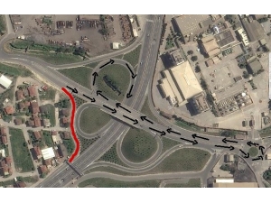 Eynerce Kavşağı İstanbul Çıkışına Geçici Güzergâh