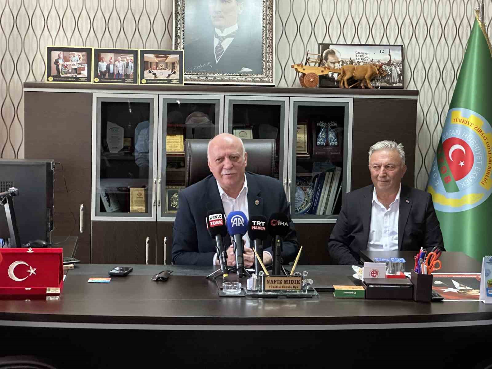 TZOB Genel Başkanı Bayraktar, doğal afetlerin tarımsal üretime etkilerini anlattı