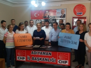 Chp’den Kadın Cinayetleriyle İlgili Açıklama