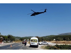 Jandarma Sürücüleri Havadan Denetliyor