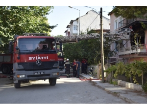 Burdur’da Ev Yangını