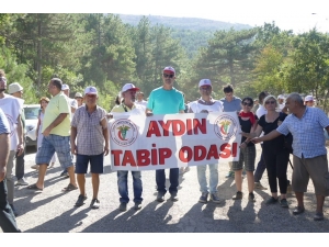 Aydın Tabip Odası, Kaz Dağları Nöbetine Katıldı