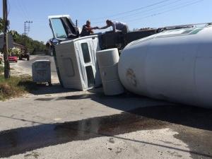 Tekirdağ’da Beton Mikseri Devrildi: 1 Yaralı