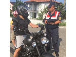 Ordu’da Motosiklet Kullananlara Denetim