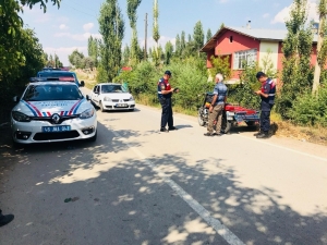 Jandarmadan Motosiklet Denetimi