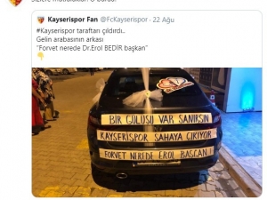 Kayserispor Taraftarına Forvet Cevabı