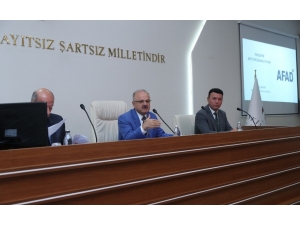 İl Afet Ve Acil Durum Koordinasyon Kurulu Toplantısı Ve Masabaşı Deprem Tatbikatı