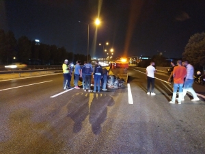 Tem Otoyolunda Feci Kaza: 4 Yaralı