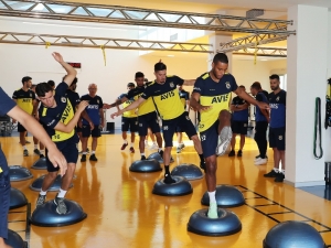 Fenerbahçe Salonda Çalıştı