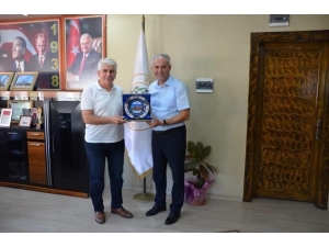 Eski Belediye Başkanı Sakallı’dan Başkan Yaman’a Ziyaret