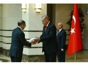 Cumhurbaşkanı Erdoğan, Kolombiya Büyükelçisini Kabul Etti