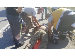 Bilecik’te Motosiklet Kazası; 1 Yaralı