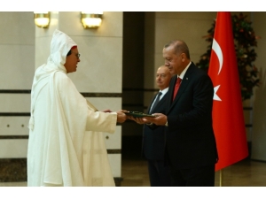 Cumhurbaşkanı Erdoğan, Fas Büyükelçisini Kabul Etti