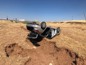 Siirt’te Otomobil Takla Attı: 1 Yaralı