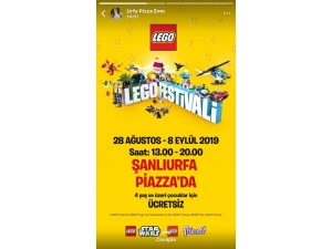 Şanlıurfa Piazza’da Lego Festivali Başladı