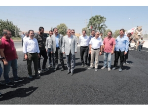 Beyazgül Asfaltlama Çalışmalarını Yerinde İnceledi