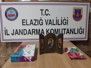 Elazığ’da Tarihi “Pirinç Fresk" Ele Geçirildi