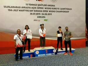 Müdür Vekili, Avrasya Ve Balkan Wushu Kungfu Şampiyonu Oldu
