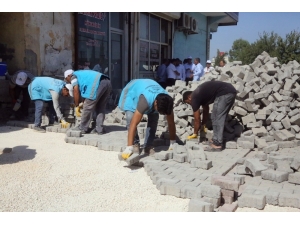 Eyyübiye’de Kilitli Parke Çalışması