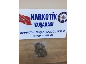 Kuşadası’nda Uyuşturucu Operasyonu